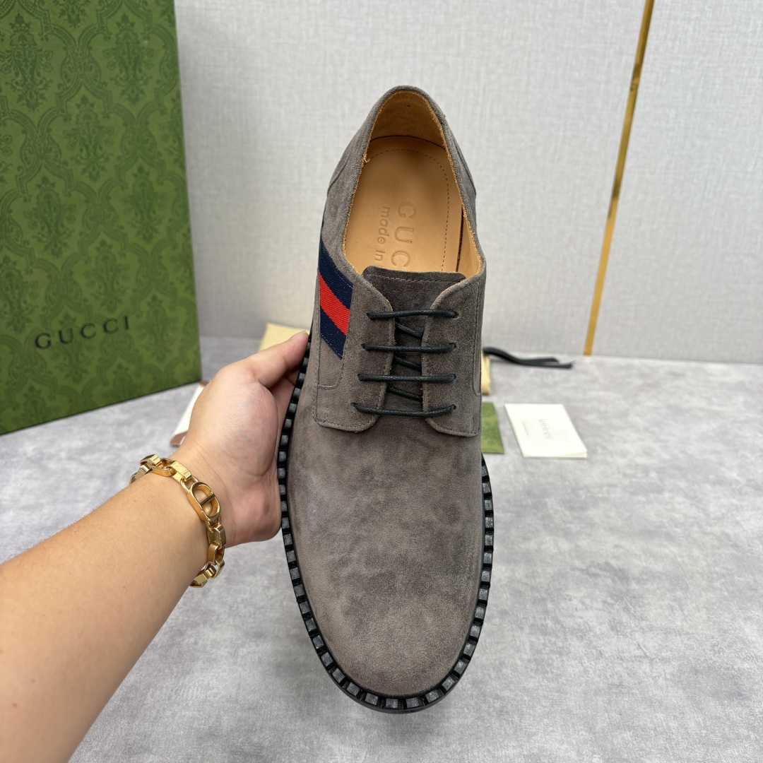 💋💍G家 GUCC* 新品男士织带正装鞋皮鞋 经典织带系带系列，复古格调与多元魅力的碰撞 采用进口高丝光