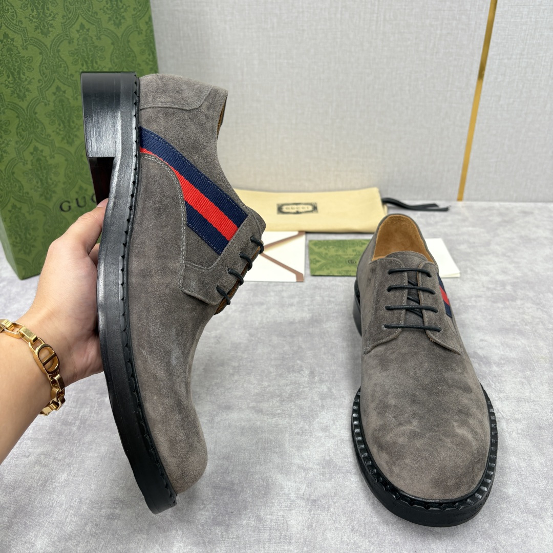 💋💍G家 GUCC* 新品男士织带正装鞋皮鞋 经典织带系带系列，复古格调与多元魅力的碰撞 采用进口高丝光