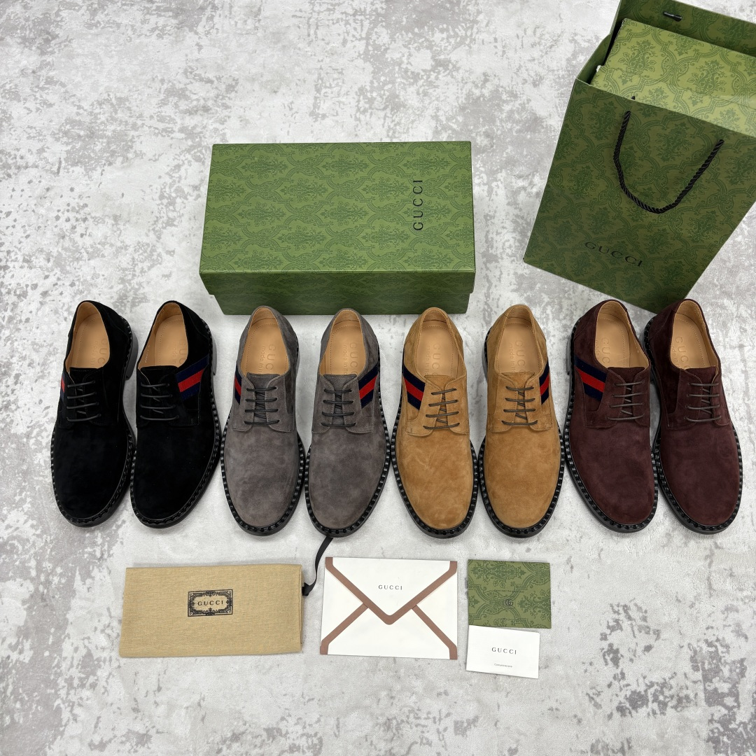 💋💍G家 GUCC* 新品男士织带正装鞋皮鞋 经典织带系带系列，复古格调与多元魅力的碰撞 采用进口高丝光