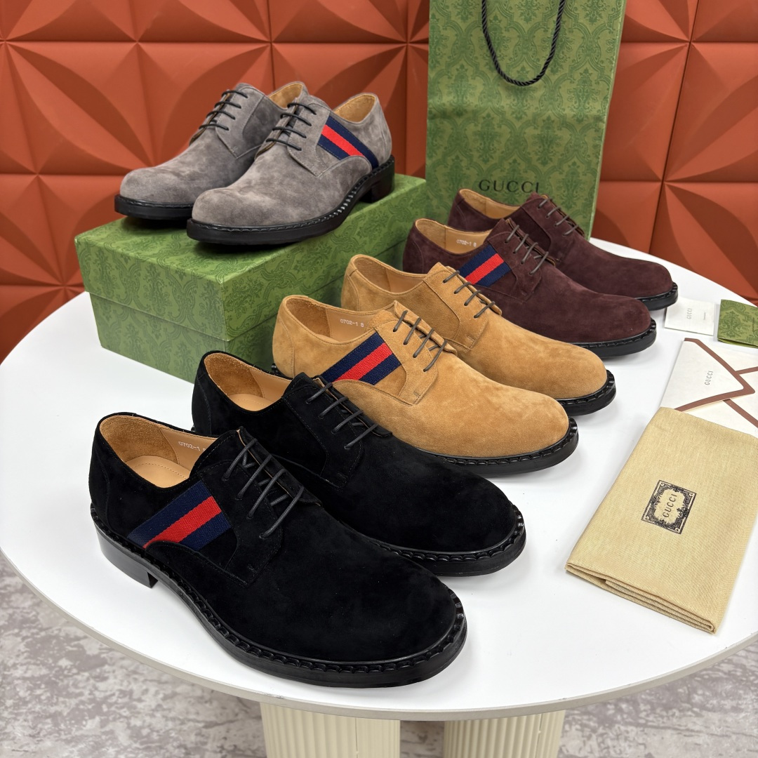 💋💍G家 GUCC* 新品男士织带正装鞋皮鞋 经典织带系带系列，复古格调与多元魅力的碰撞 采用进口高丝光