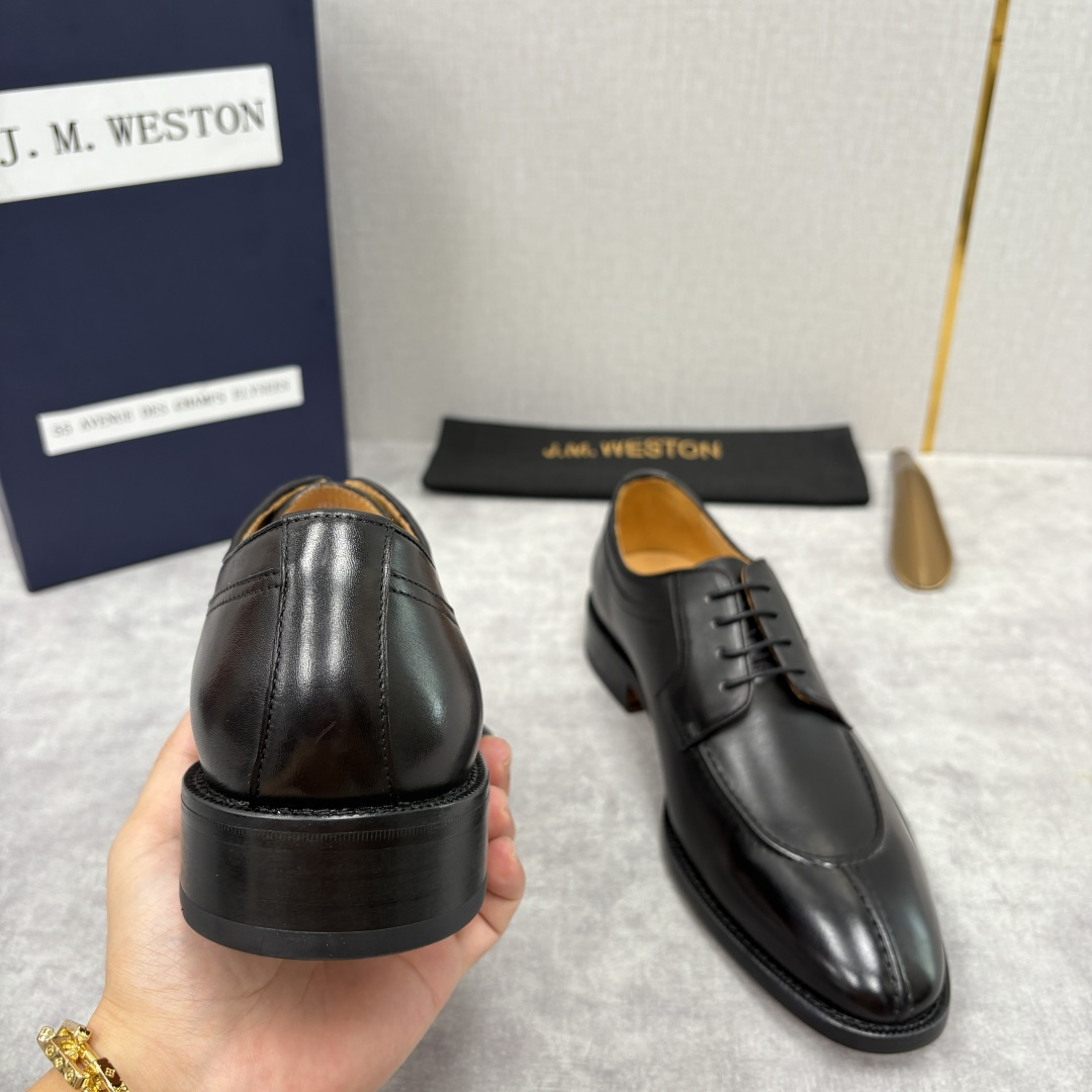 💋💍J.M.Westo*n 威士-顿 男士德比鞋正装鞋皮鞋 法国顶级皮鞋品牌 以简约线条勾勒出法式优雅的