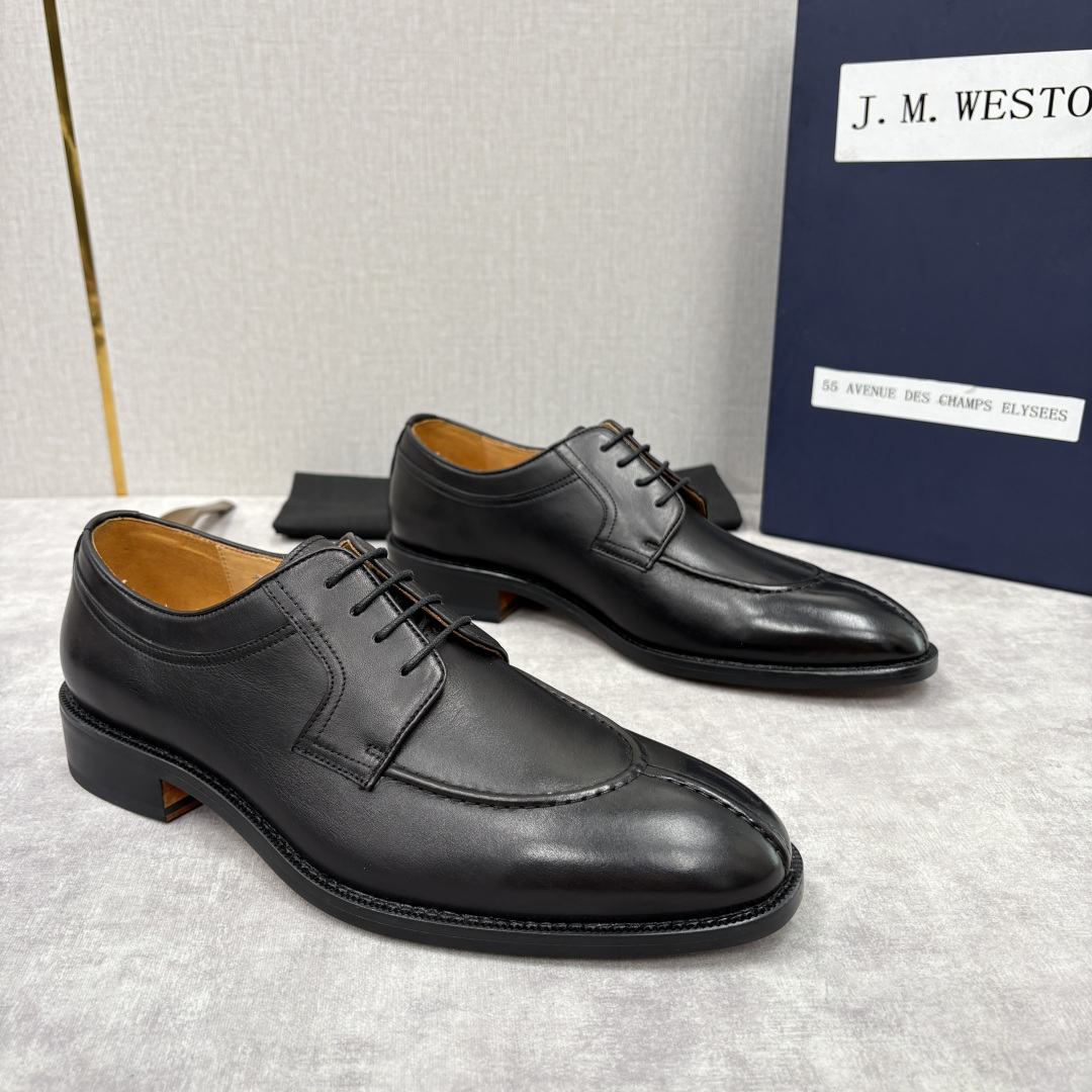 💋💍J.M.Westo*n 威士-顿 男士德比鞋正装鞋皮鞋 法国顶级皮鞋品牌 以简约线条勾勒出法式优雅的