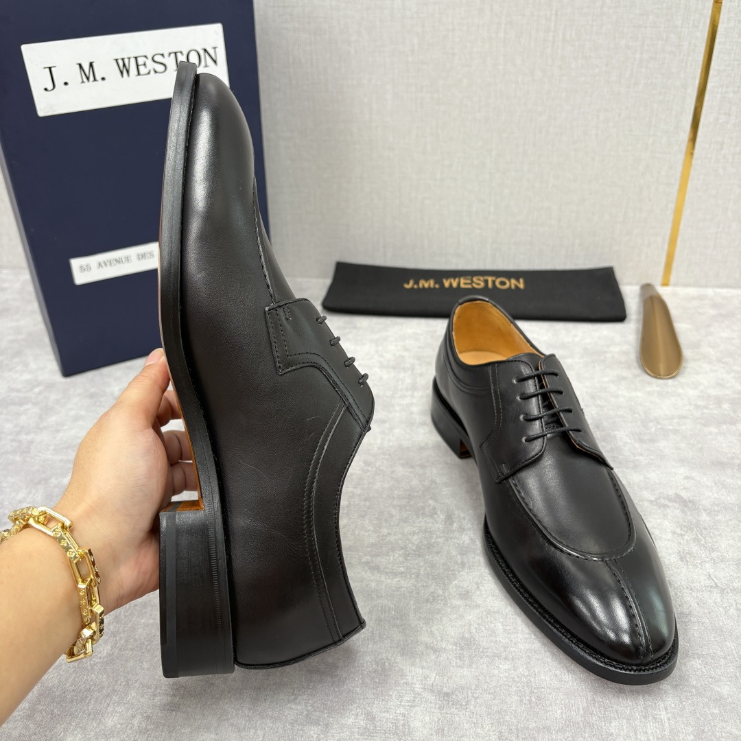 💋💍J.M.Westo*n 威士-顿 男士德比鞋正装鞋皮鞋 法国顶级皮鞋品牌 以简约线条勾勒出法式优雅的