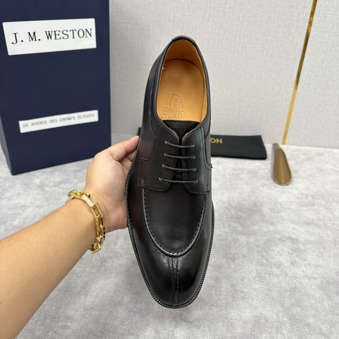 💋💍J.M.Westo*n 威士-顿 男士德比鞋正装鞋皮鞋 法国顶级皮鞋品牌 以简约线条勾勒出法式优雅的