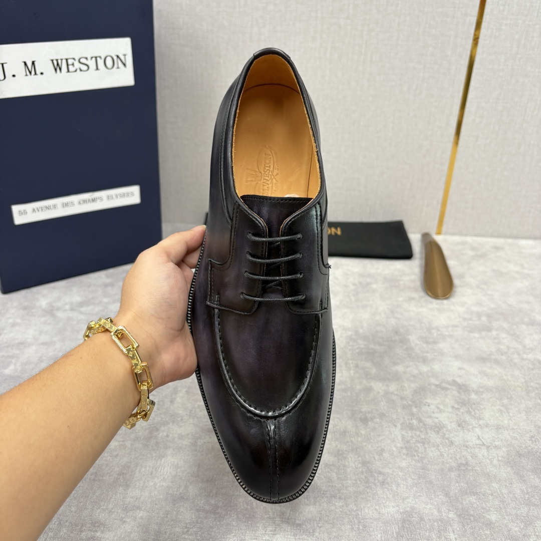 💋💍J.M.Westo*n 威士-顿 男士德比鞋正装鞋皮鞋 法国顶级皮鞋品牌 以简约线条勾勒出法式优雅的