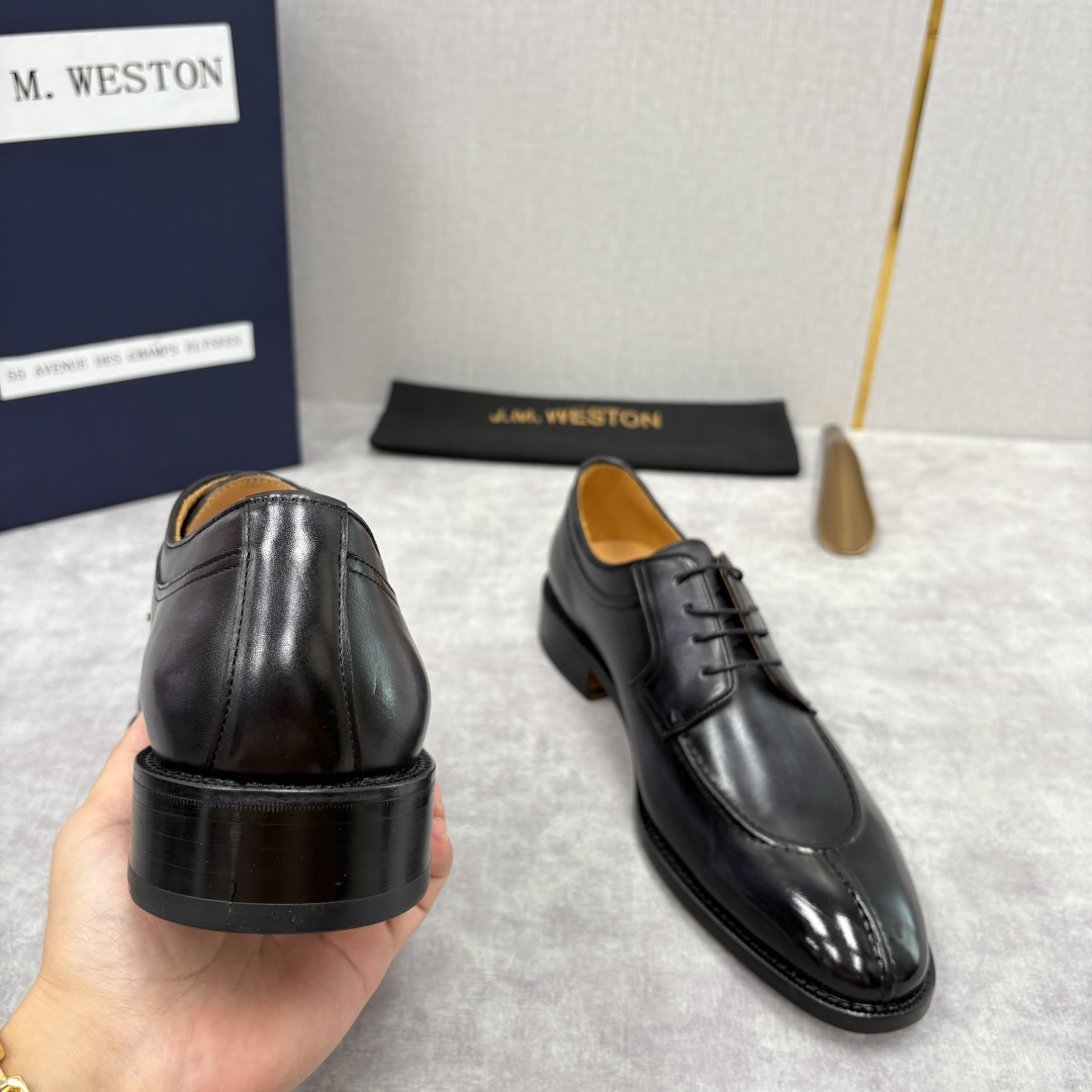 💋💍J.M.Westo*n 威士-顿 男士德比鞋正装鞋皮鞋 法国顶级皮鞋品牌 以简约线条勾勒出法式优雅的