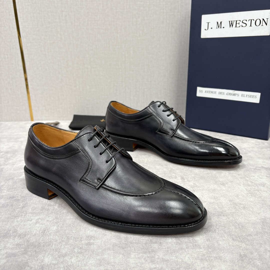 💋💍J.M.Westo*n 威士-顿 男士德比鞋正装鞋皮鞋 法国顶级皮鞋品牌 以简约线条勾勒出法式优雅的