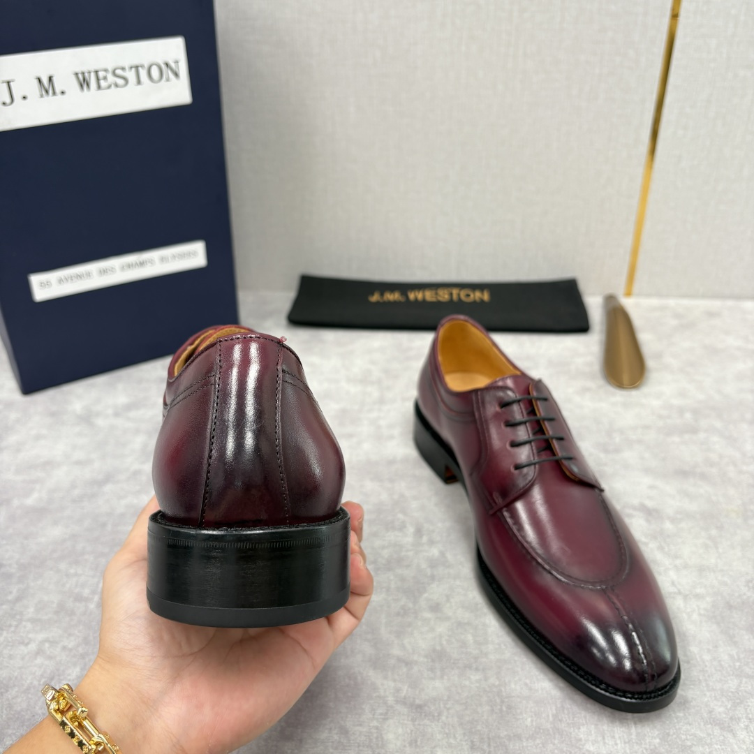💋💍J.M.Westo*n 威士-顿 男士德比鞋正装鞋皮鞋 法国顶级皮鞋品牌 以简约线条勾勒出法式优雅的