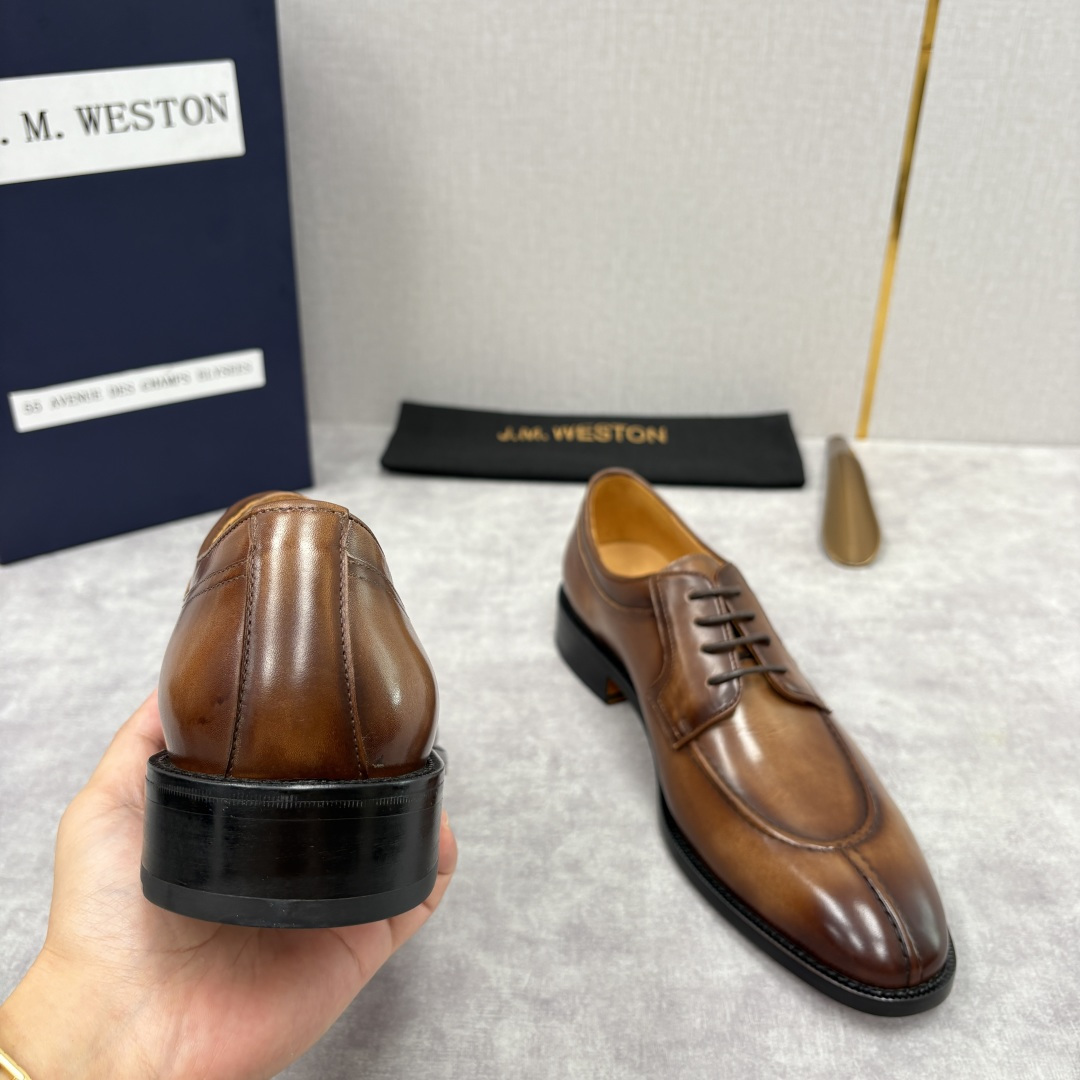 💋💍J.M.Westo*n 威士-顿 男士德比鞋正装鞋皮鞋 法国顶级皮鞋品牌 以简约线条勾勒出法式优雅的