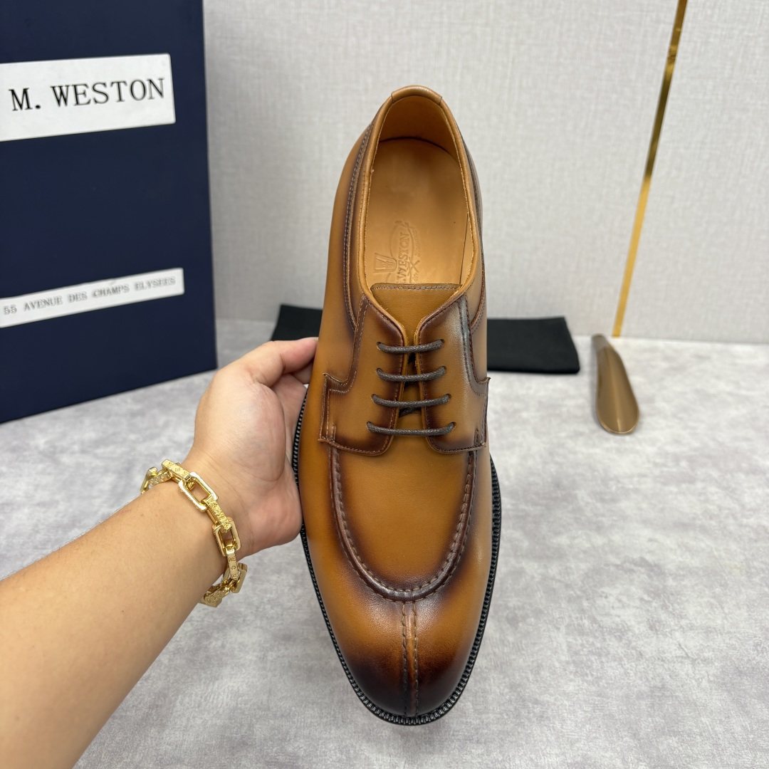 💋💍J.M.Westo*n 威士-顿 男士德比鞋正装鞋皮鞋 法国顶级皮鞋品牌 以简约线条勾勒出法式优雅的