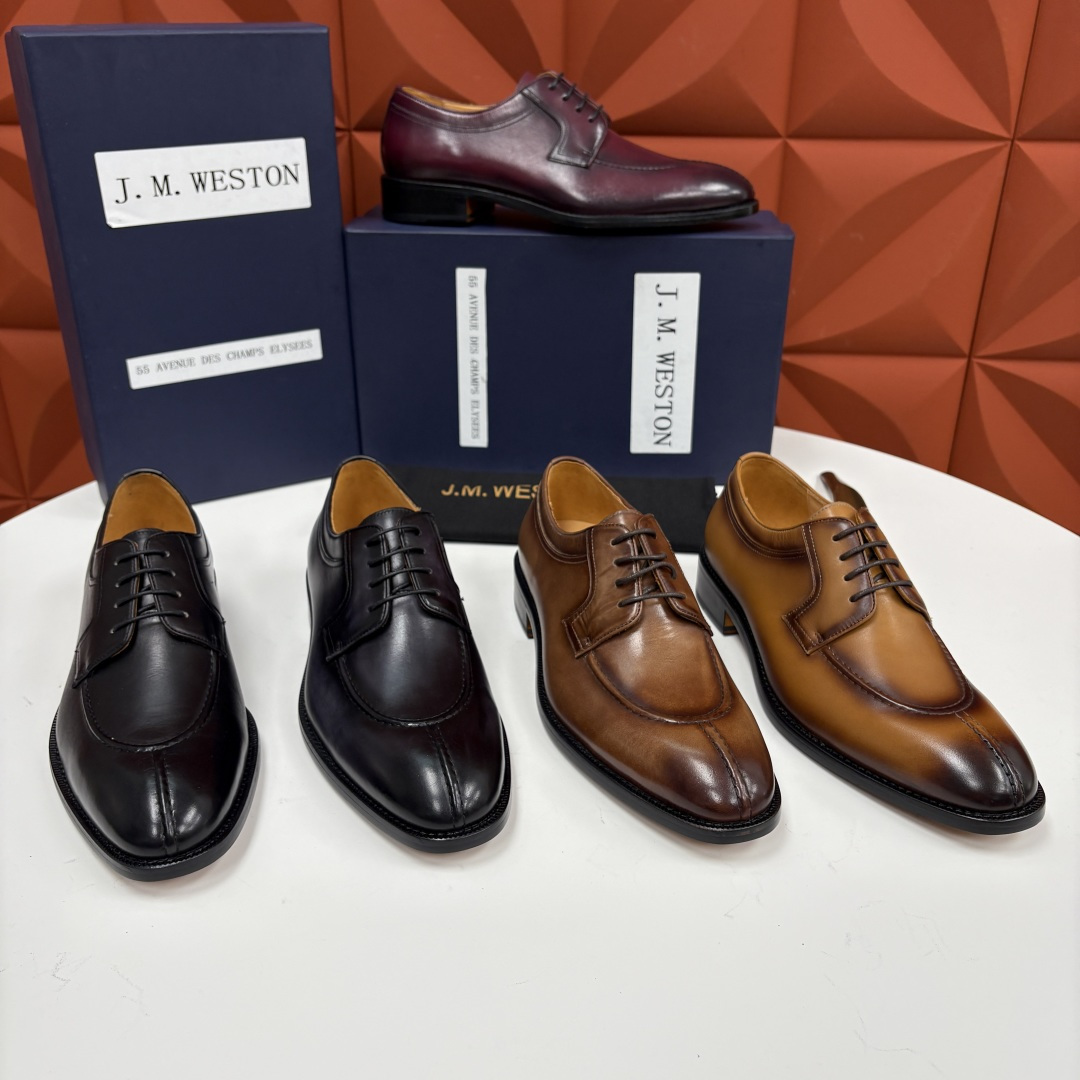 💋💍J.M.Westo*n 威士-顿 男士德比鞋正装鞋皮鞋 法国顶级皮鞋品牌 以简约线条勾勒出法式优雅的