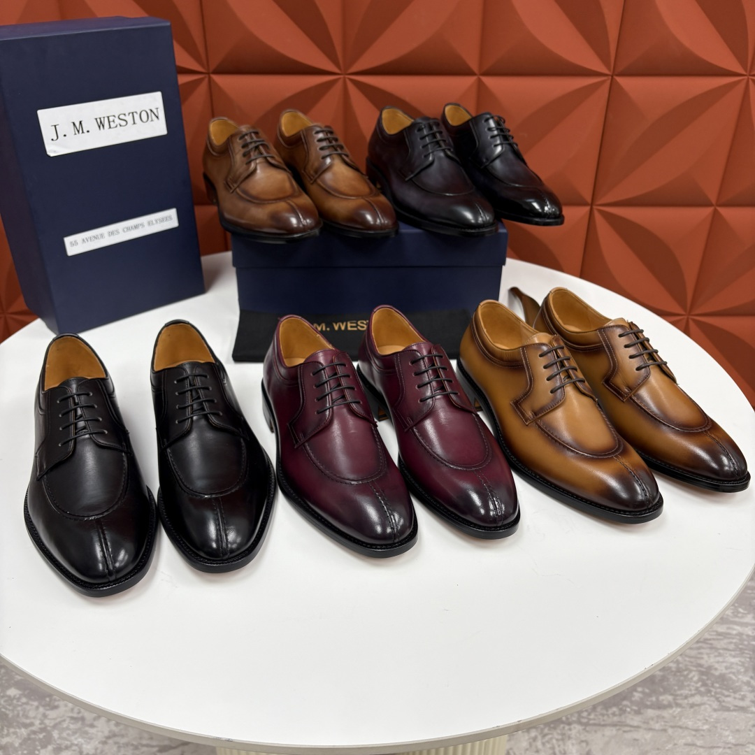 💋💍J.M.Westo*n 威士-顿 男士德比鞋正装鞋皮鞋 法国顶级皮鞋品牌 以简约线条勾勒出法式优雅的