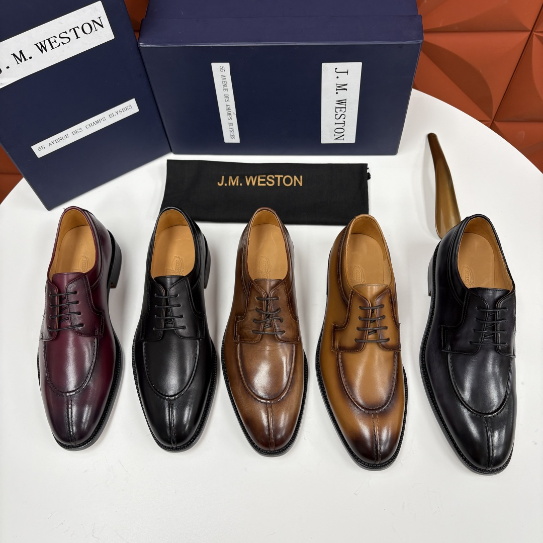 💋💍J.M.Westo*n 威士-顿 男士德比鞋正装鞋皮鞋 法国顶级皮鞋品牌 以简约线条勾勒出法式优雅的