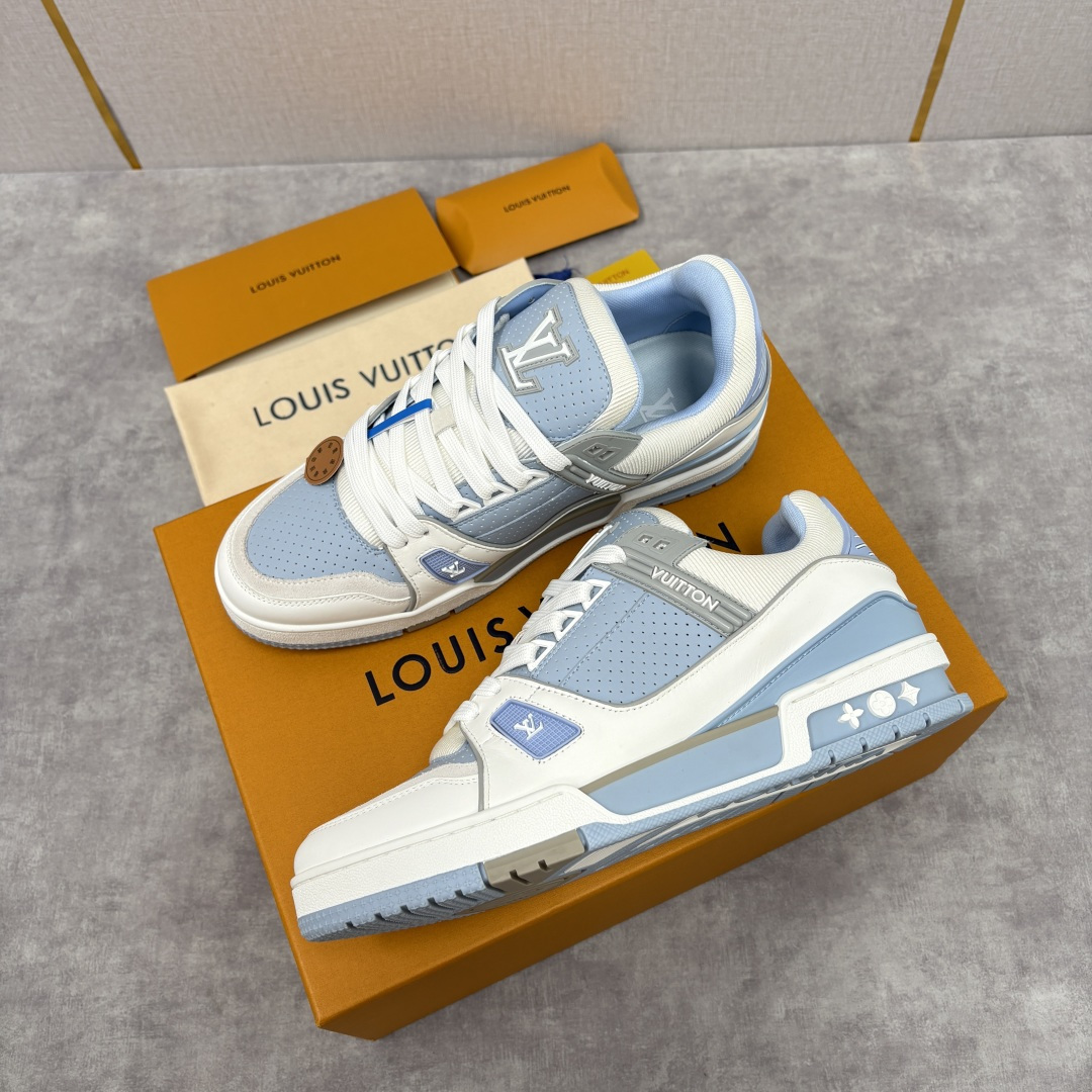 💋💍L家新品 L*V 路易～当季新品上架 TRAINER 系列运动鞋 马卡龙色系的奢甜运动风 官方 10