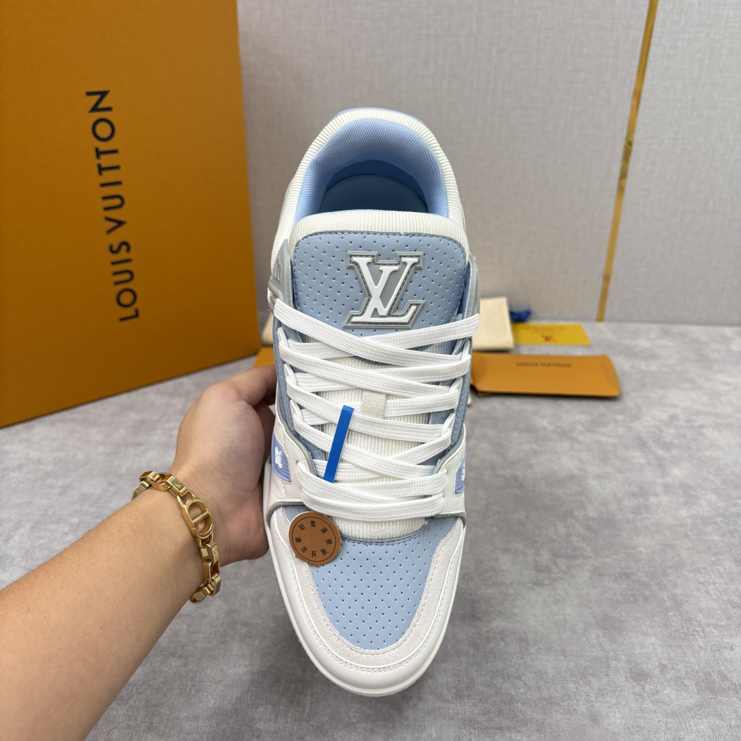 💋💍L家新品 L*V 路易～当季新品上架 TRAINER 系列运动鞋 马卡龙色系的奢甜运动风 官方 10