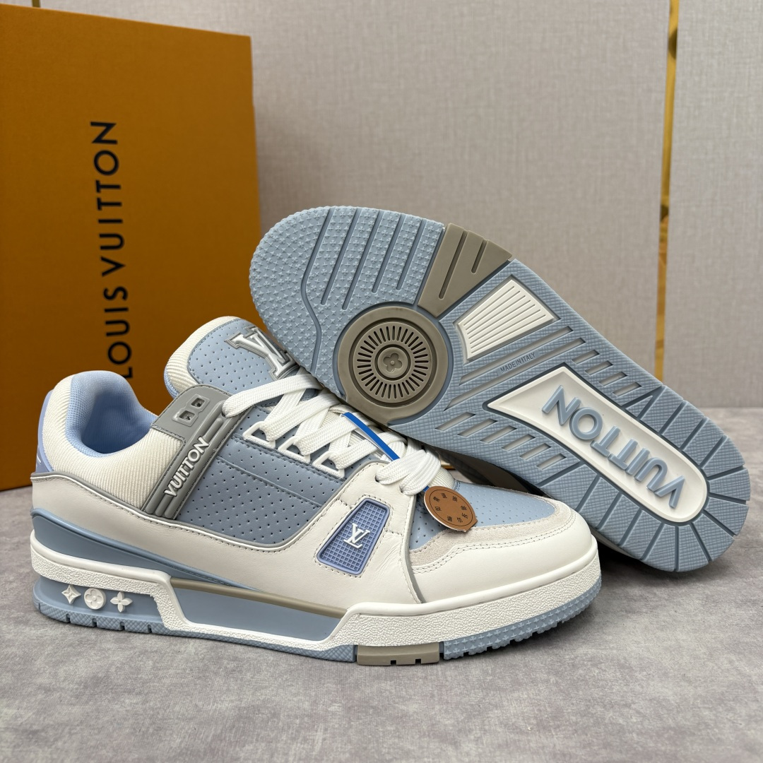 💋💍L家新品 L*V 路易～当季新品上架 TRAINER 系列运动鞋 马卡龙色系的奢甜运动风 官方 10