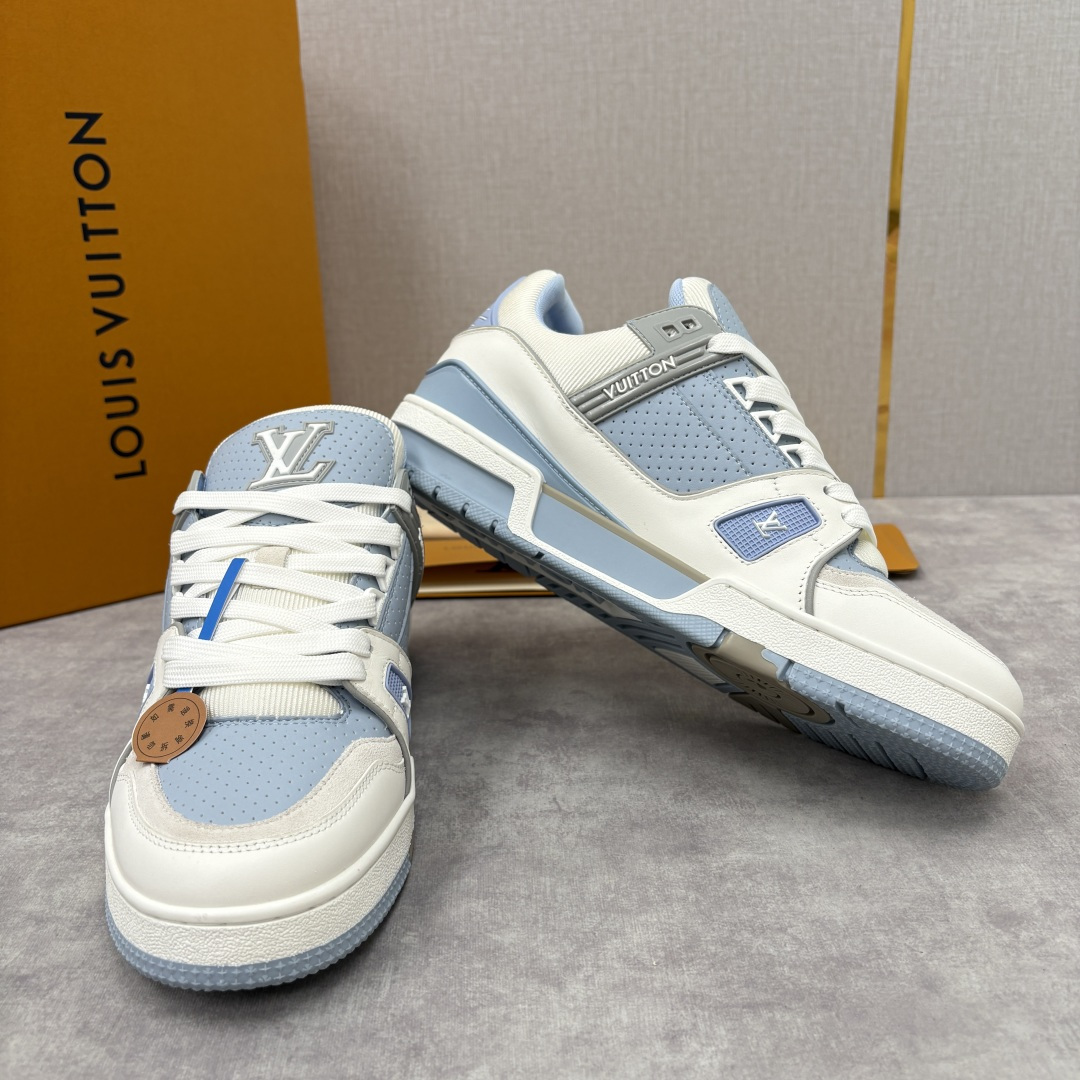 💋💍L家新品 L*V 路易～当季新品上架 TRAINER 系列运动鞋 马卡龙色系的奢甜运动风 官方 10