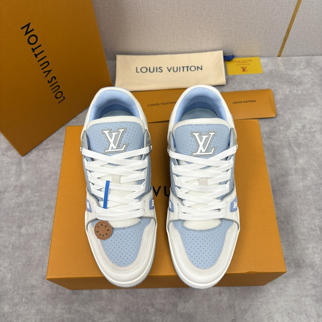 💋💍L家新品 L*V 路易～当季新品上架 TRAINER 系列运动鞋 马卡龙色系的奢甜运动风 官方 10