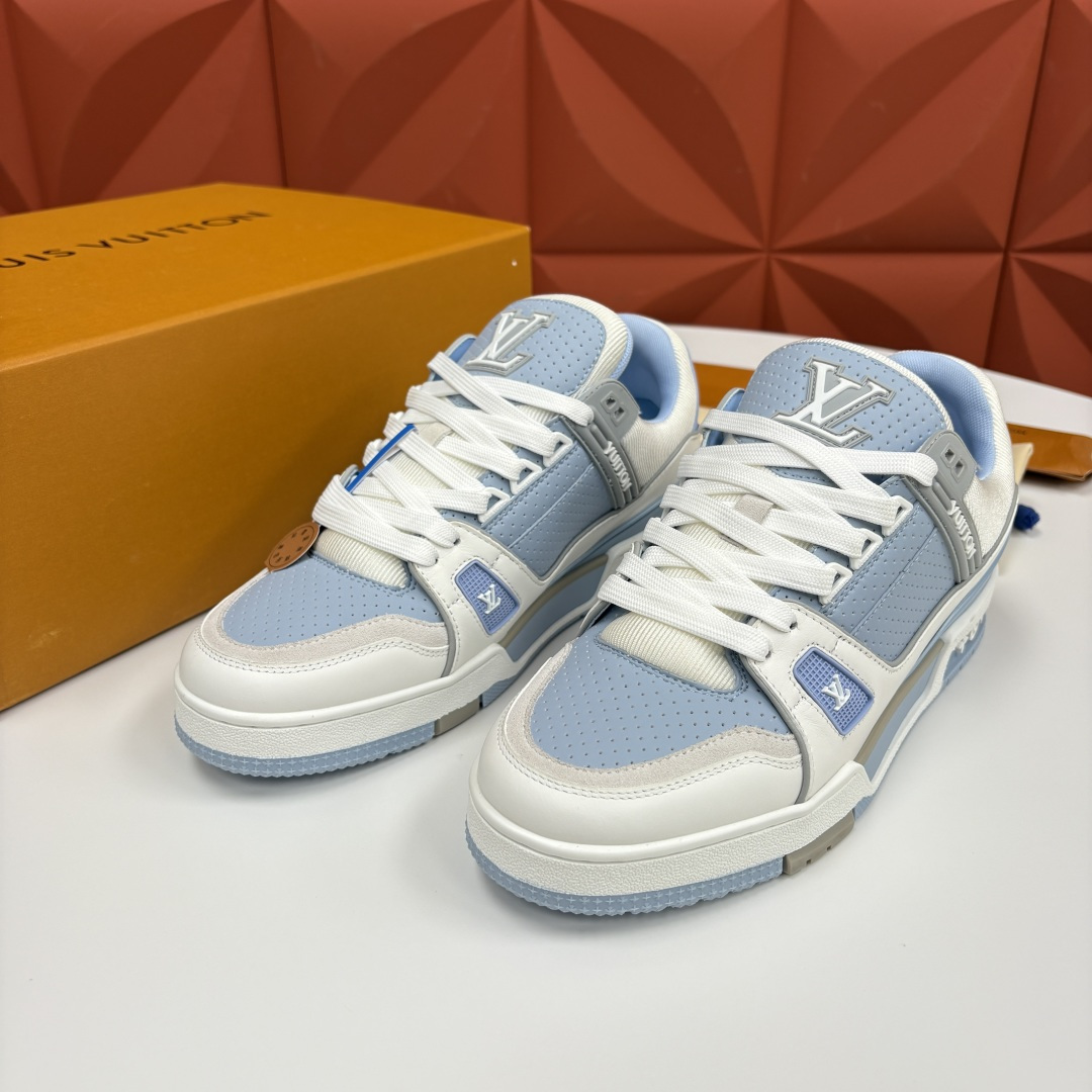 💋💍L家新品 L*V 路易～当季新品上架 TRAINER 系列运动鞋 马卡龙色系的奢甜运动风 官方 10