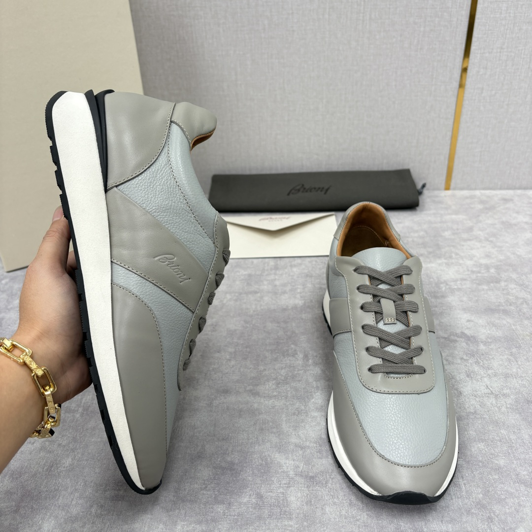 💋💍 Brion* （布里-奥尼） 男士新款休闲运动鞋跑鞋 意式奢华与运动风尚的优雅融合 该品牌于194