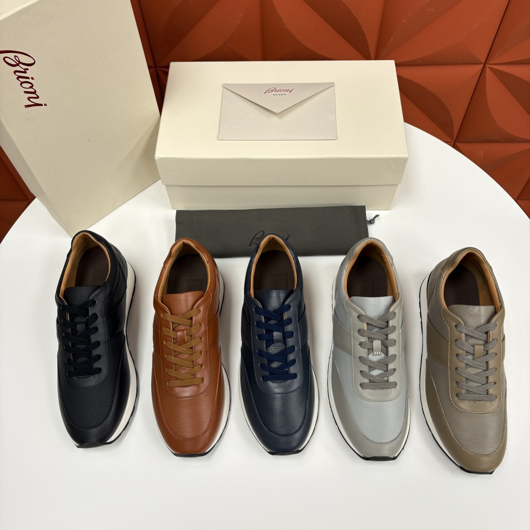 💋💍 Brion* （布里-奥尼） 男士新款休闲运动鞋跑鞋 意式奢华与运动风尚的优雅融合 该品牌于194