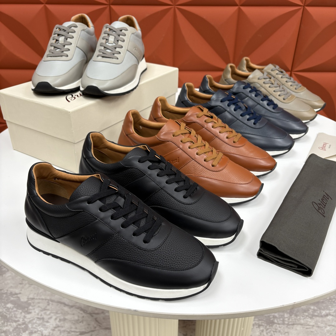 💋💍 Brion* （布里-奥尼） 男士新款休闲运动鞋跑鞋 意式奢华与运动风尚的优雅融合 该品牌于194