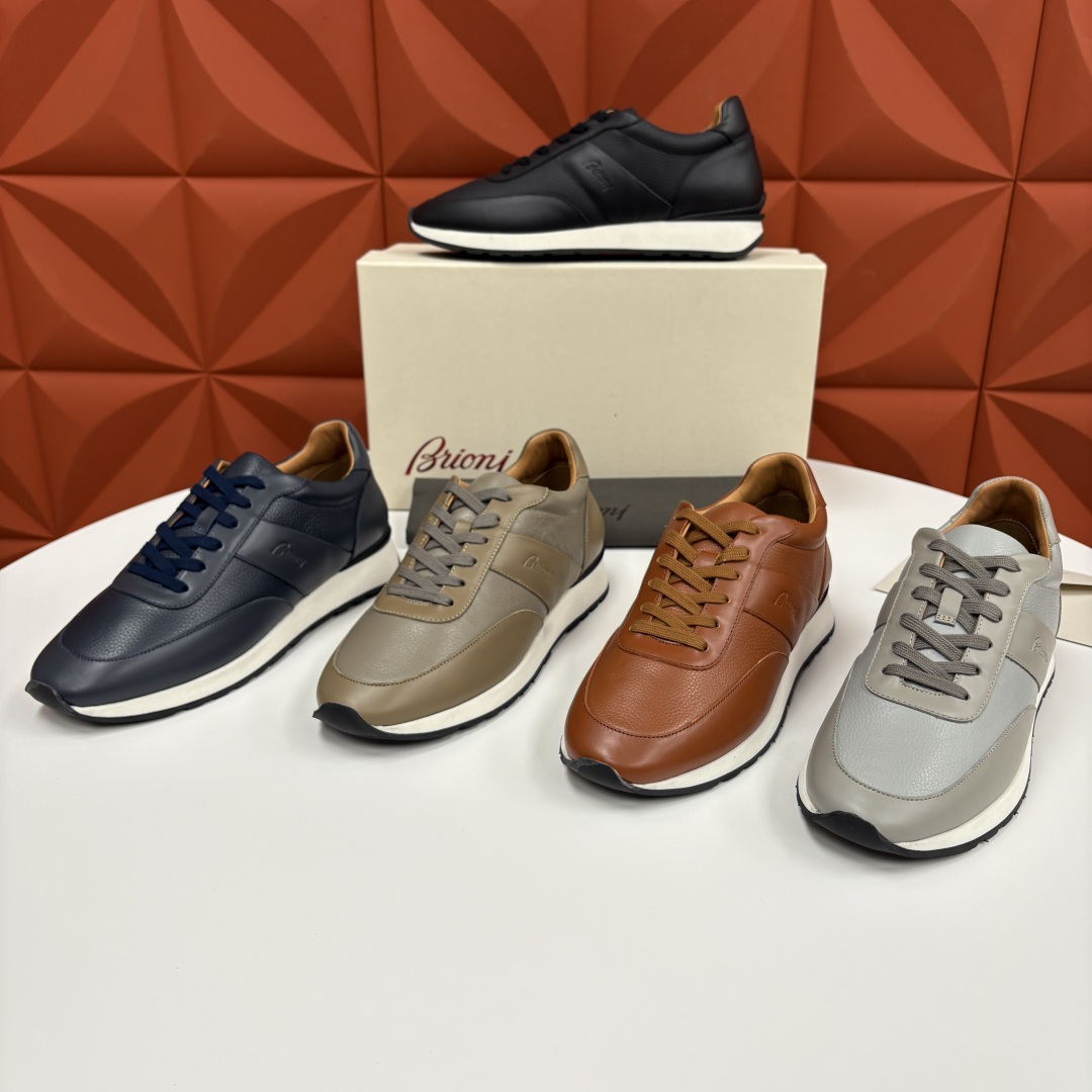 💋💍 Brion* （布里-奥尼） 男士新款休闲运动鞋跑鞋 意式奢华与运动风尚的优雅融合 该品牌于194