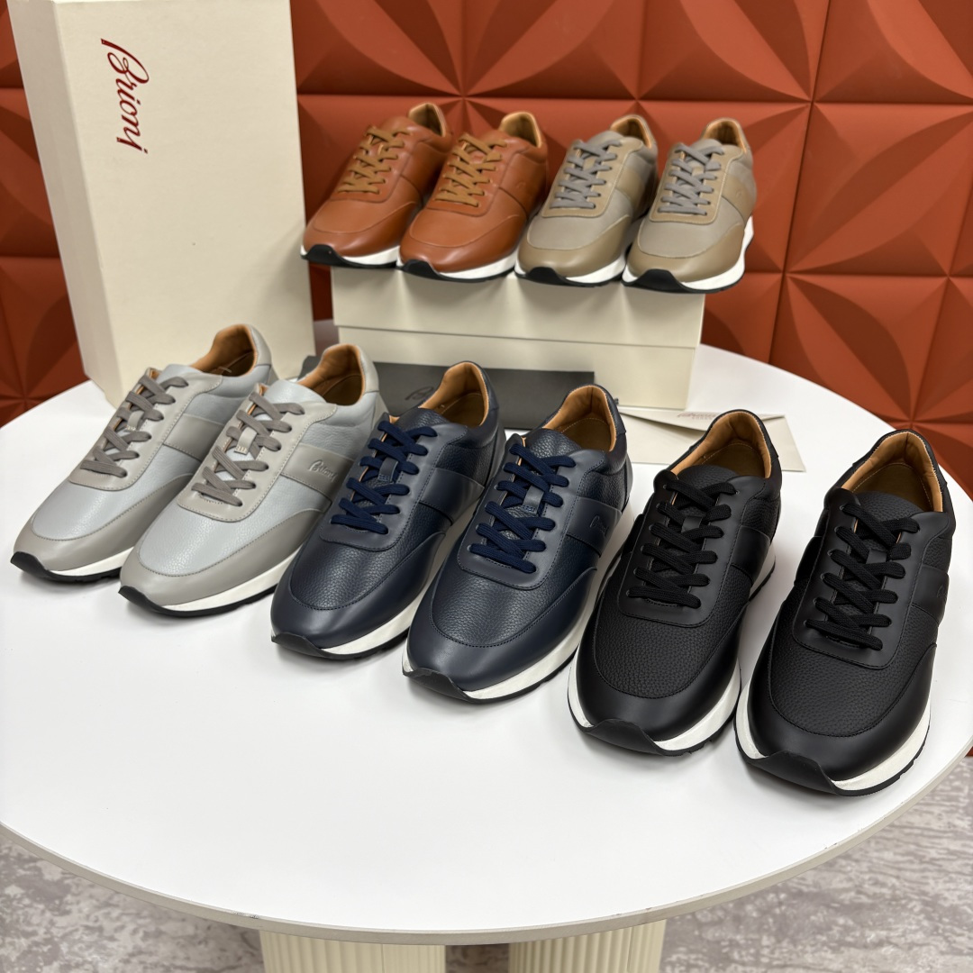 💋💍 Brion* （布里-奥尼） 男士新款休闲运动鞋跑鞋 意式奢华与运动风尚的优雅融合 该品牌于194