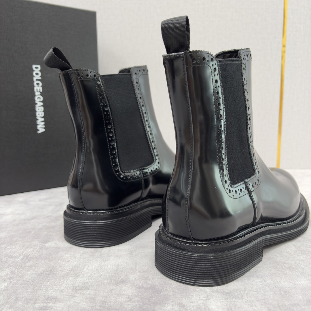 💋💍DG家新品 杜嘉-班纳 Dolce&Gabban* 男士切尔西靴皮靴系列：意式奢华的多面型格盛宴 这