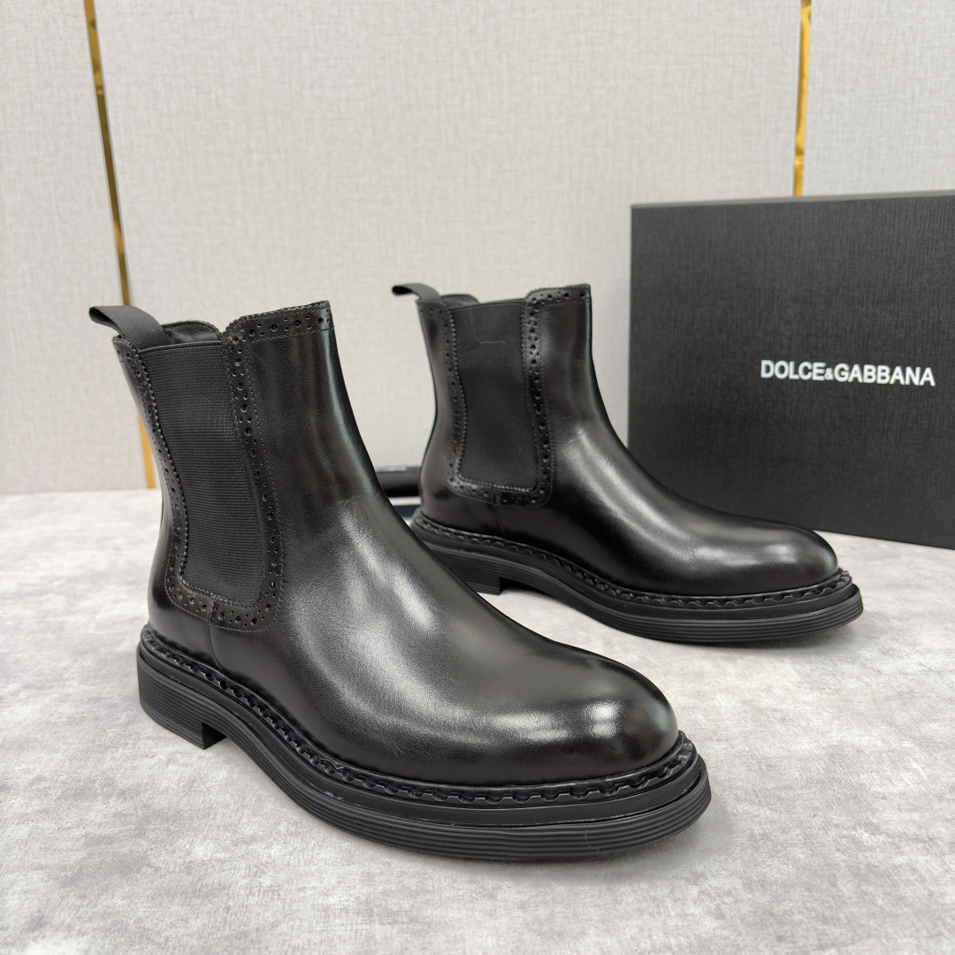 💋💍DG家新品 杜嘉-班纳 Dolce&Gabban* 男士切尔西靴皮靴系列：意式奢华的多面型格盛宴 这
