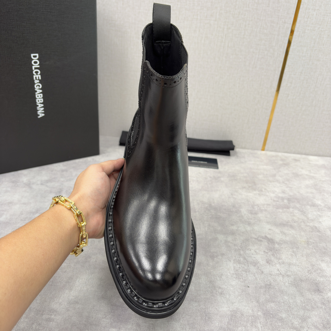 💋💍DG家新品 杜嘉-班纳 Dolce&Gabban* 男士切尔西靴皮靴系列：意式奢华的多面型格盛宴 这