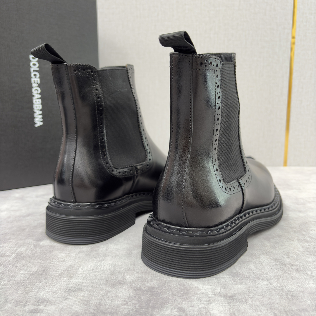 💋💍DG家新品 杜嘉-班纳 Dolce&Gabban* 男士切尔西靴皮靴系列：意式奢华的多面型格盛宴 这