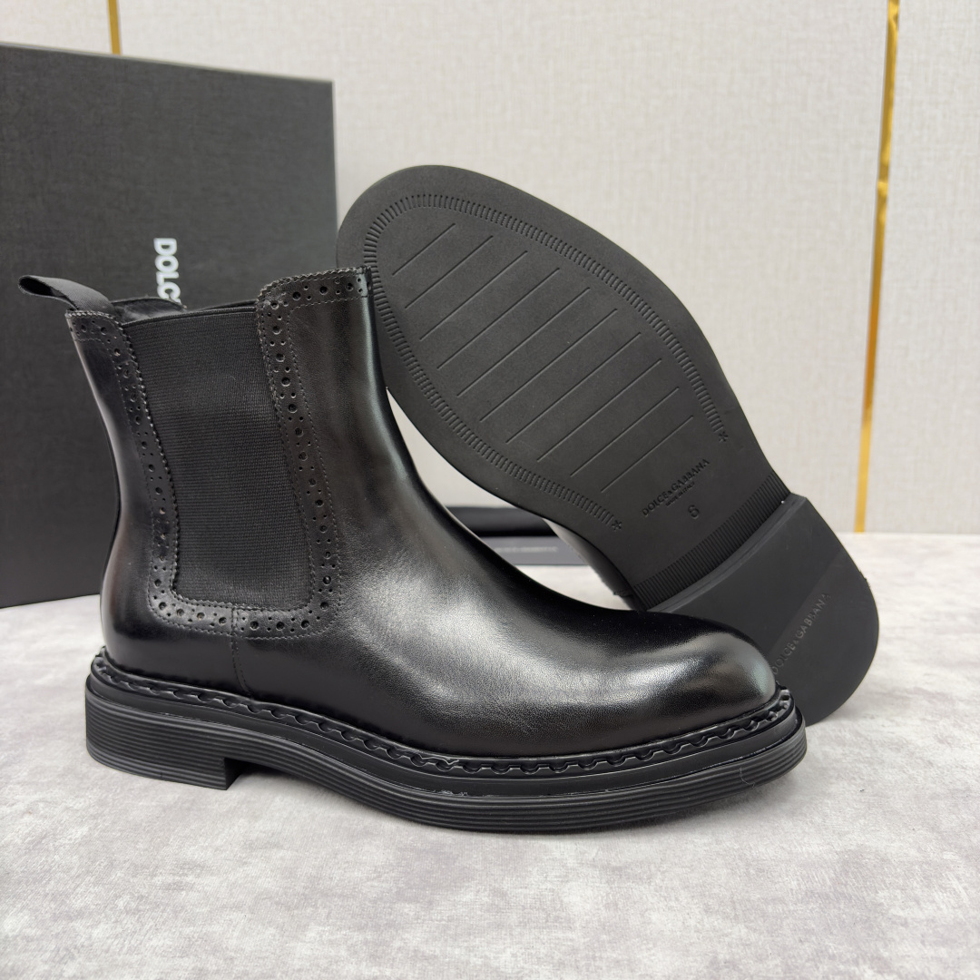 💋💍DG家新品 杜嘉-班纳 Dolce&Gabban* 男士切尔西靴皮靴系列：意式奢华的多面型格盛宴 这