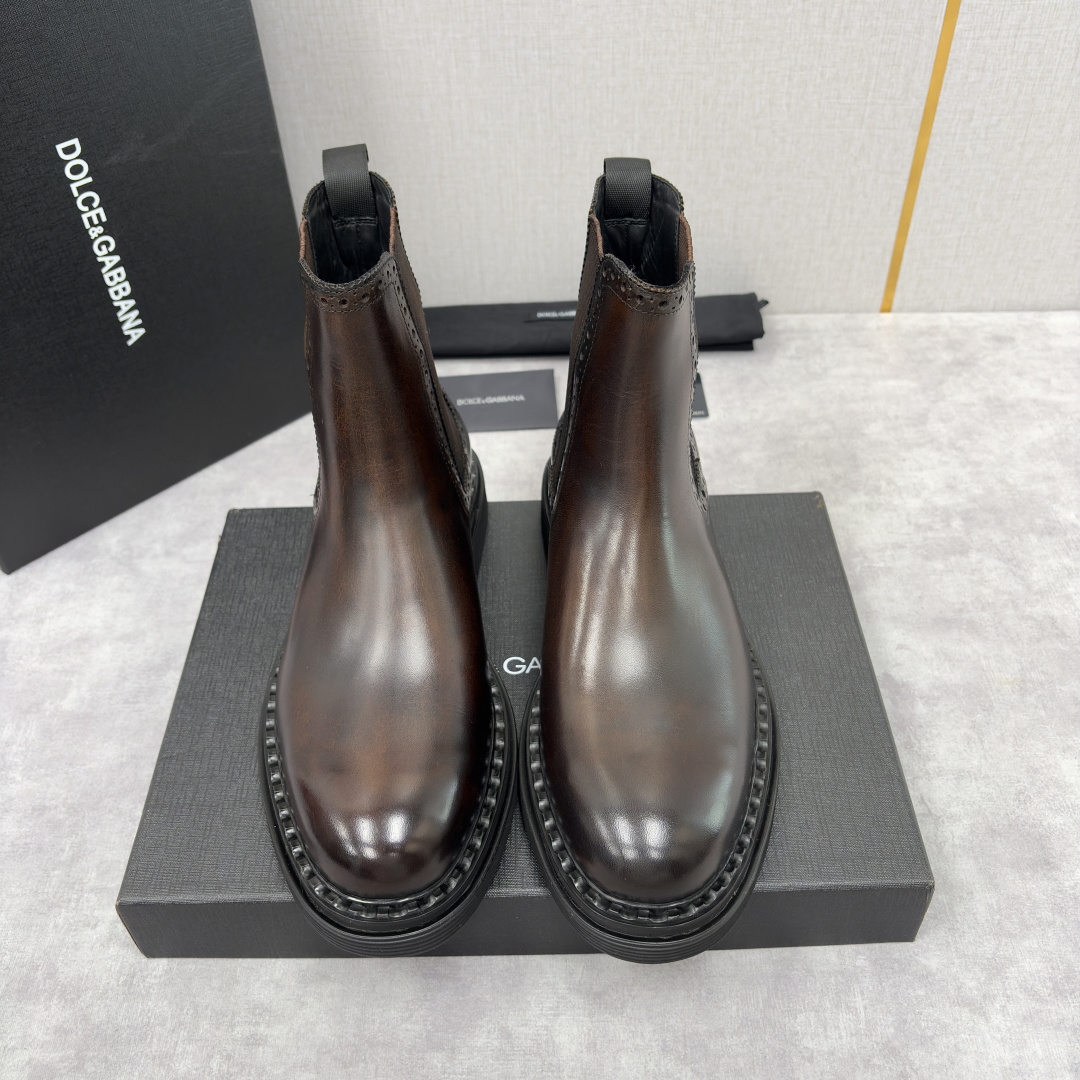 💋💍DG家新品 杜嘉-班纳 Dolce&Gabban* 男士切尔西靴皮靴系列：意式奢华的多面型格盛宴 这