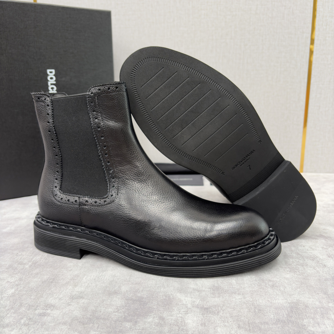 💋💍DG家新品 杜嘉-班纳 Dolce&Gabban* 男士切尔西靴皮靴系列：意式奢华的多面型格盛宴 这