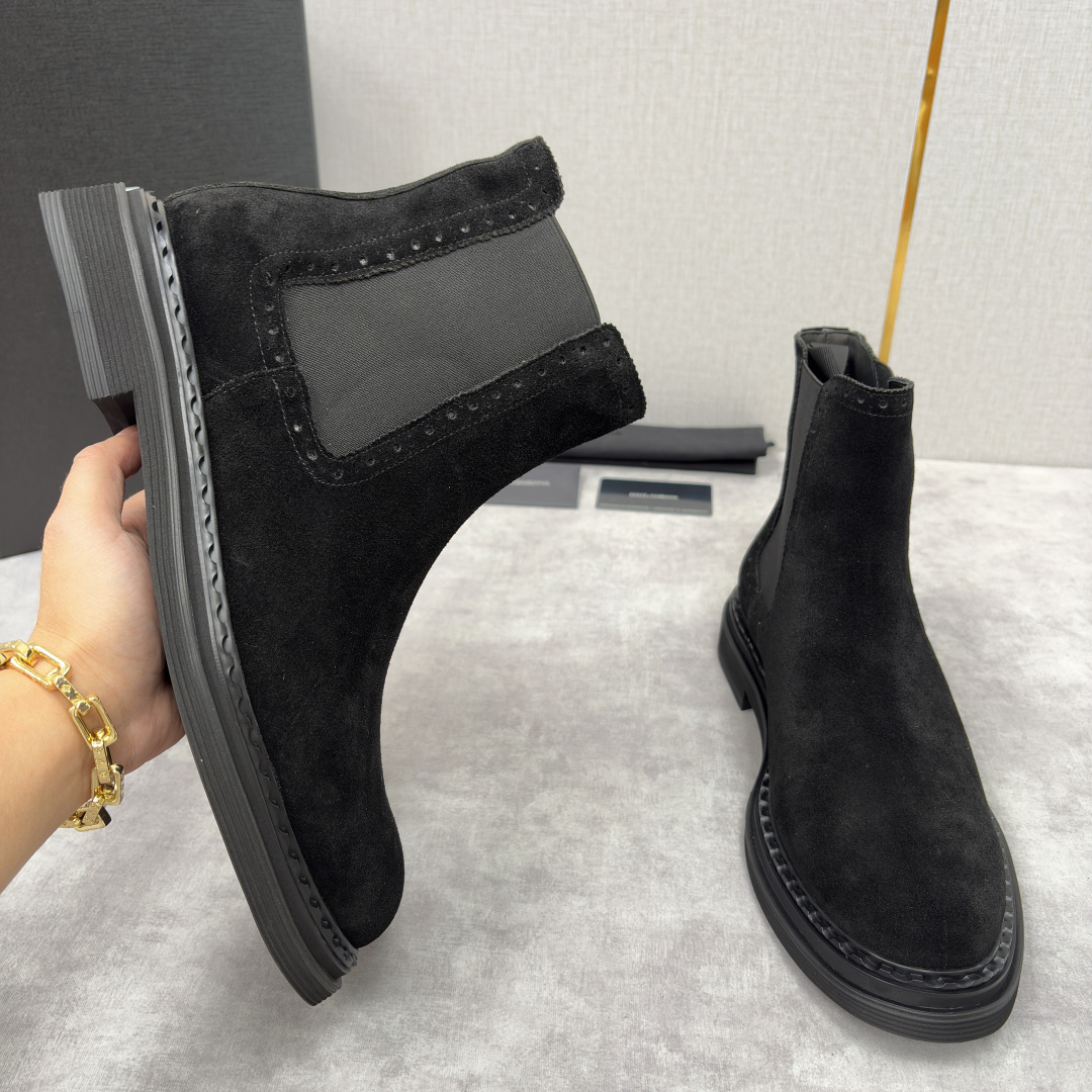 💋💍DG家新品 杜嘉-班纳 Dolce&Gabban* 男士切尔西靴皮靴系列：意式奢华的多面型格盛宴 这