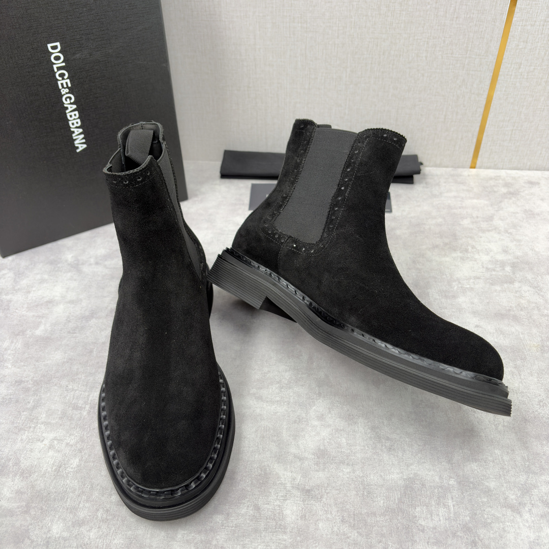 💋💍DG家新品 杜嘉-班纳 Dolce&Gabban* 男士切尔西靴皮靴系列：意式奢华的多面型格盛宴 这
