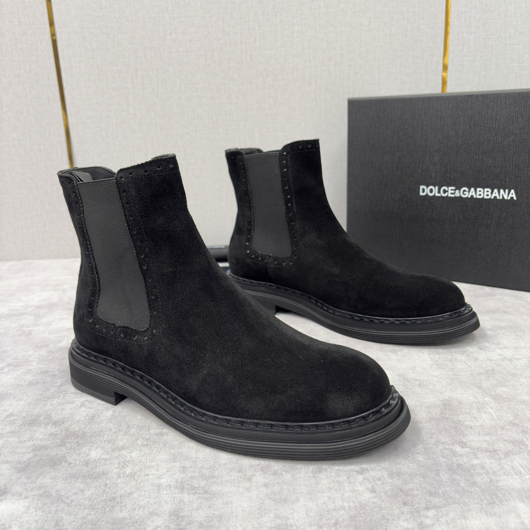 💋💍DG家新品 杜嘉-班纳 Dolce&Gabban* 男士切尔西靴皮靴系列：意式奢华的多面型格盛宴 这