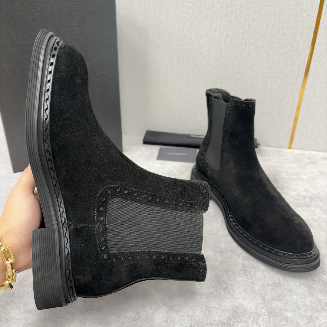 💋💍DG家新品 杜嘉-班纳 Dolce&Gabban* 男士切尔西靴皮靴系列：意式奢华的多面型格盛宴 这