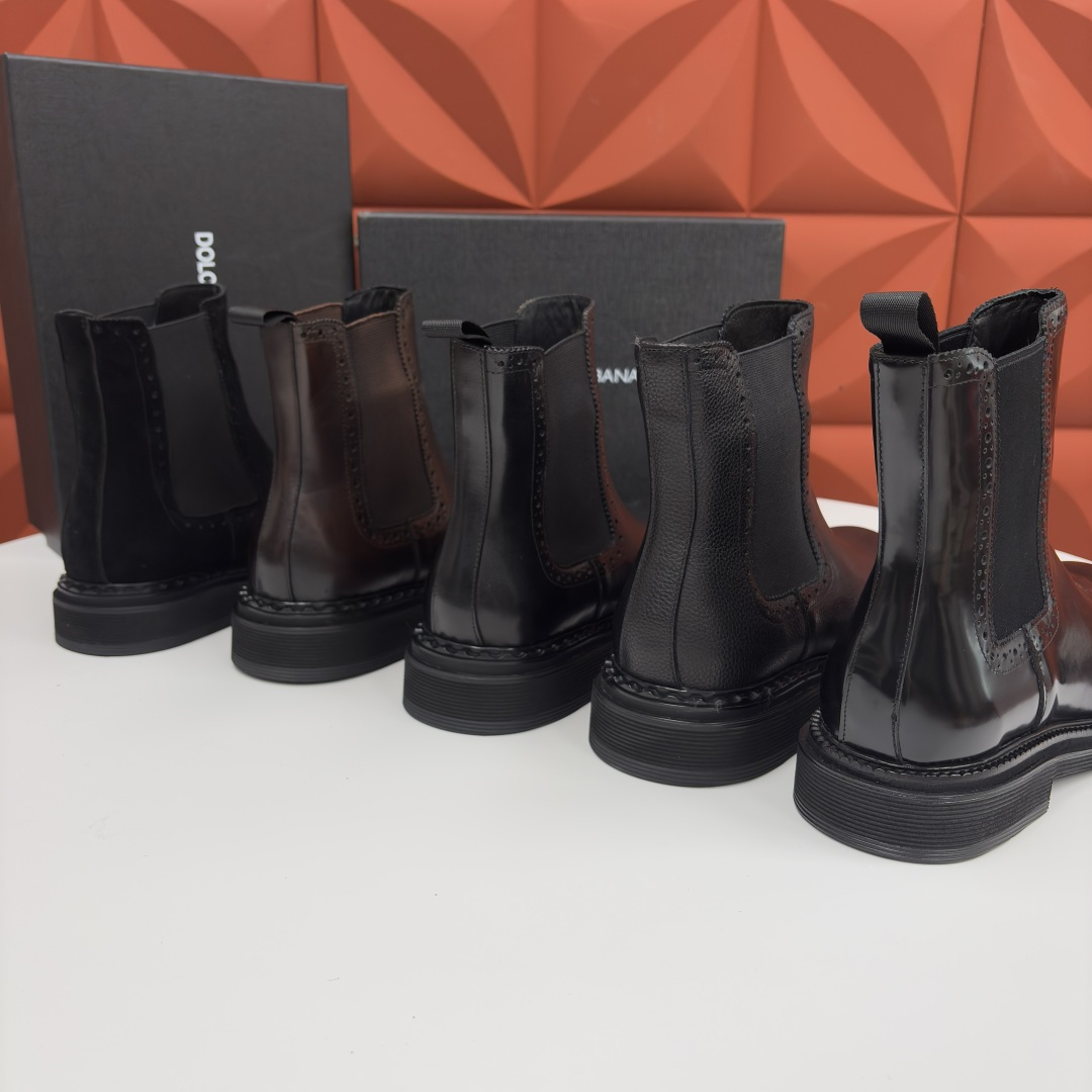 💋💍DG家新品 杜嘉-班纳 Dolce&Gabban* 男士切尔西靴皮靴系列：意式奢华的多面型格盛宴 这