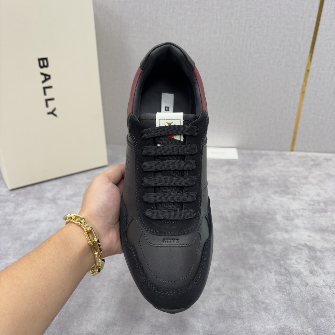 💋💍BL家新品 BAL*Y 巴-利 秀场最新款男士运动鞋！ 莞产顶级精品！领先官网版！选用进口小牛皮面拼
