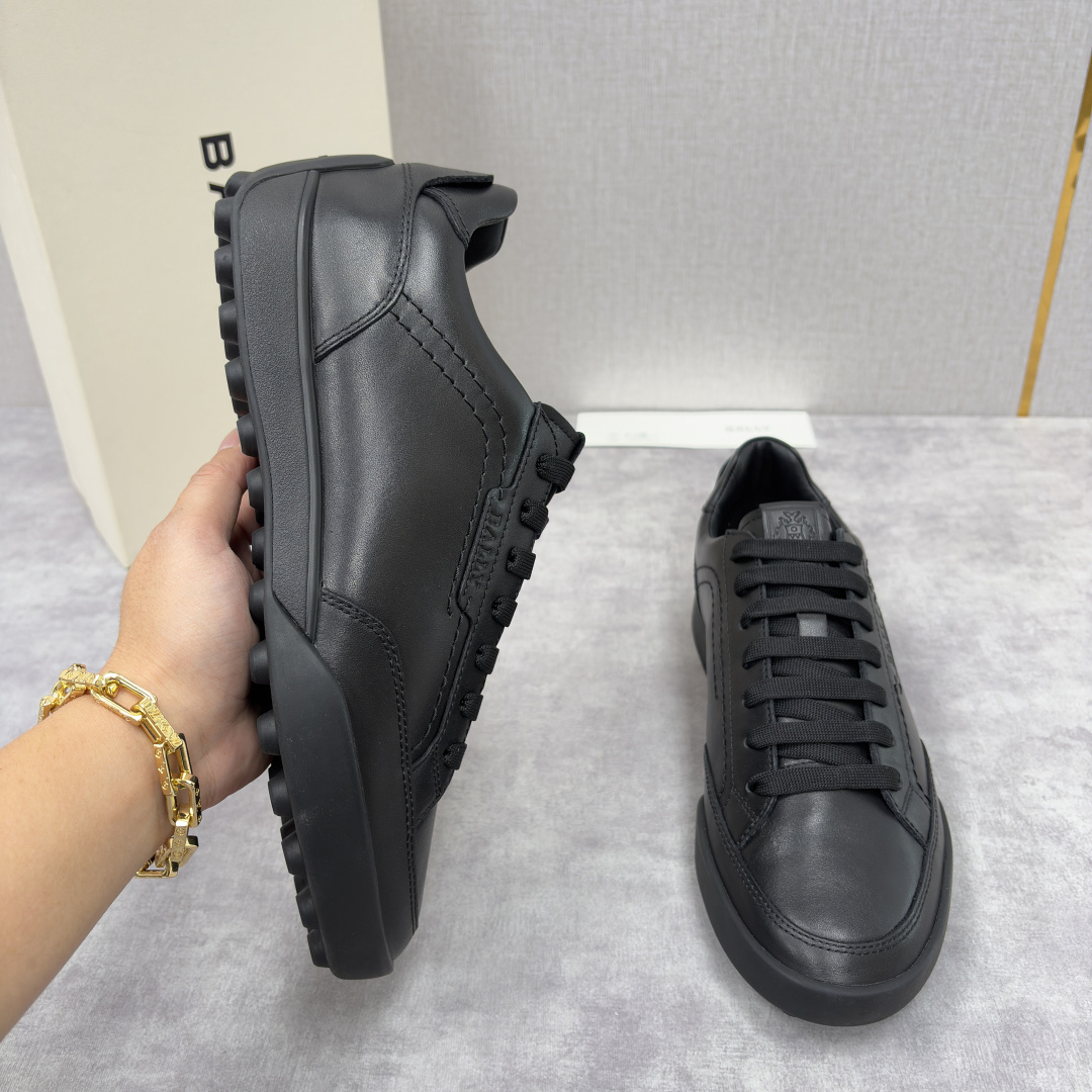 💋💍BL家新品 BAL*Y 巴-利 秀场最新款男士运动鞋！ 莞产顶级精品！领先官网版！选用鞋面采用全粒面