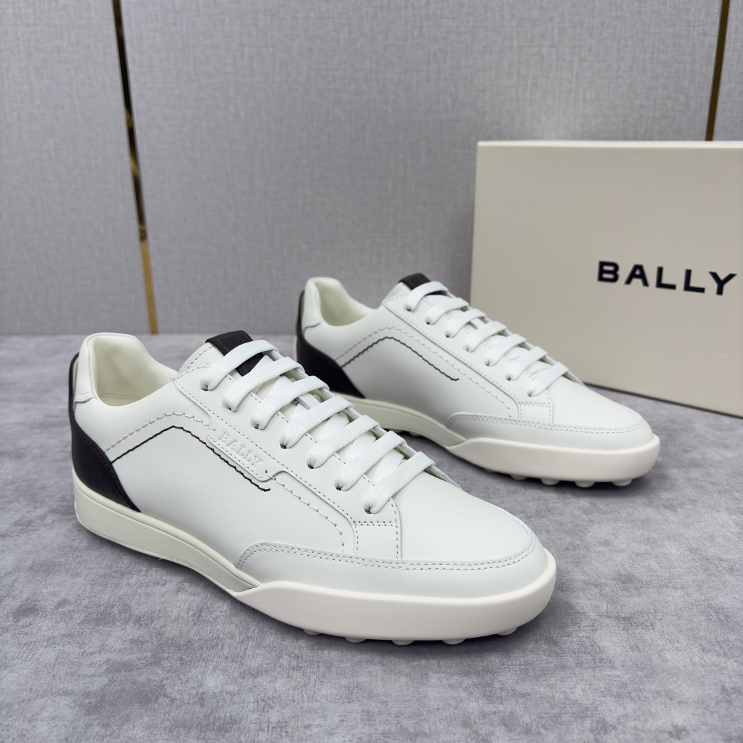 💋💍BL家新品 BAL*Y 巴-利 秀场最新款男士运动鞋！ 莞产顶级精品！领先官网版！选用鞋面采用全粒面