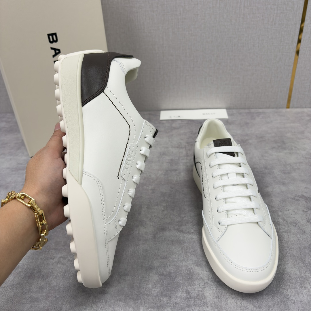 💋💍BL家新品 BAL*Y 巴-利 秀场最新款男士运动鞋！ 莞产顶级精品！领先官网版！选用鞋面采用全粒面