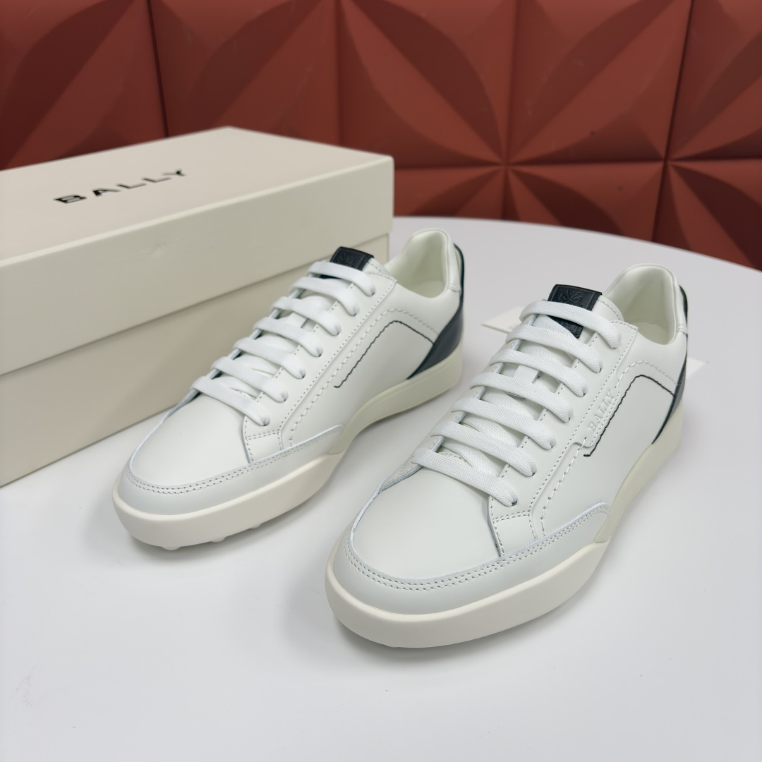 💋💍BL家新品 BAL*Y 巴-利 秀场最新款男士运动鞋！ 莞产顶级精品！领先官网版！选用鞋面采用全粒面