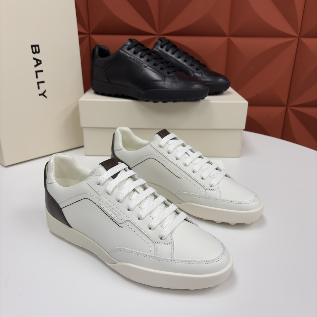 💋💍BL家新品 BAL*Y 巴-利 秀场最新款男士运动鞋！ 莞产顶级精品！领先官网版！选用鞋面采用全粒面