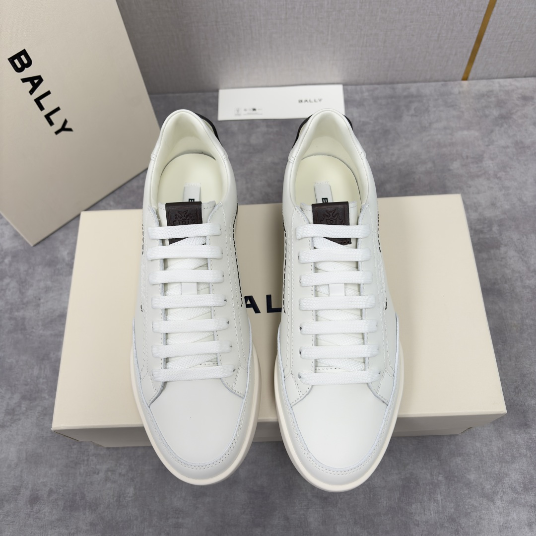 💋💍BL家新品 BAL*Y 巴-利 秀场最新款男士运动鞋！ 莞产顶级精品！领先官网版！选用鞋面采用全粒面