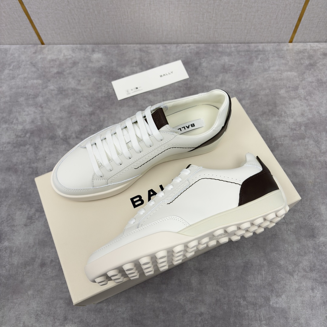 💋💍BL家新品 BAL*Y 巴-利 秀场最新款男士运动鞋！ 莞产顶级精品！领先官网版！选用鞋面采用全粒面