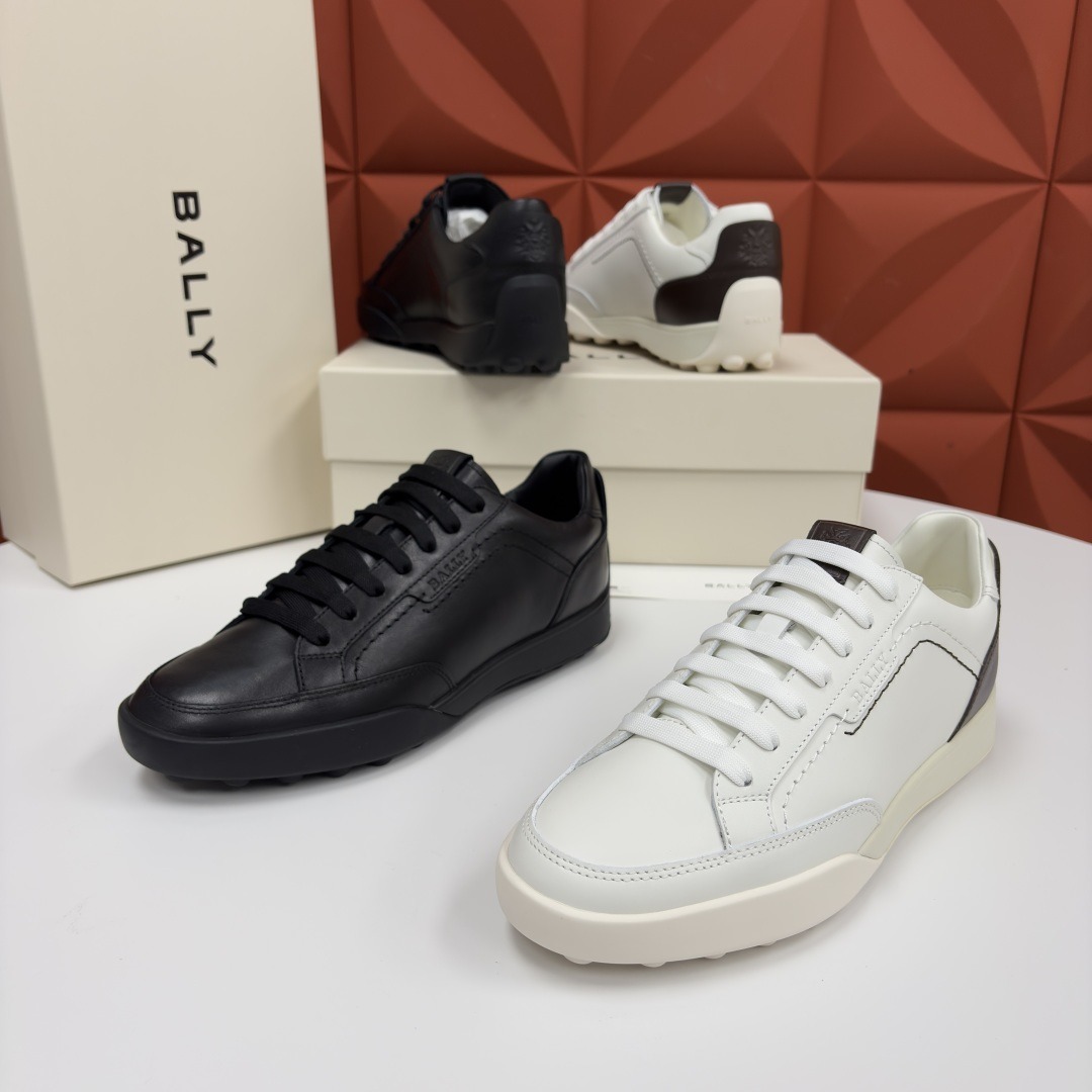 💋💍BL家新品 BAL*Y 巴-利 秀场最新款男士运动鞋！ 莞产顶级精品！领先官网版！选用鞋面采用全粒面