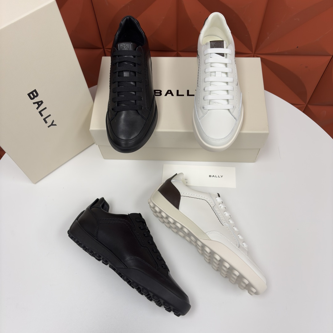 💋💍BL家新品 BAL*Y 巴-利 秀场最新款男士运动鞋！ 莞产顶级精品！领先官网版！选用鞋面采用全粒面